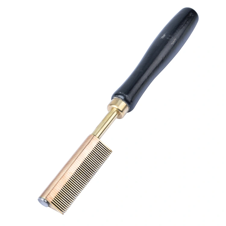 Mini pettine pressato a caldo in ottone